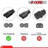 Extra Long AC Wall Power Cord for Led LCD TV Vizio Samsung 6 12 Feet 2 Prong