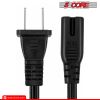 Extra Long AC Wall Power Cord for Led LCD TV Vizio Samsung 6 12 Feet 2 Prong