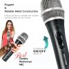 5 CORE Professional Dynamic Unidirectional Vocal Microphone with Steel Mesh Grille, Neodymium Cardioid Pickup, XLR Connectivity, 16ft Detachable Cable