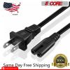 Extra Long AC Wall Power Cord for Led LCD TV Vizio Samsung 6 12 Feet 2 Prong